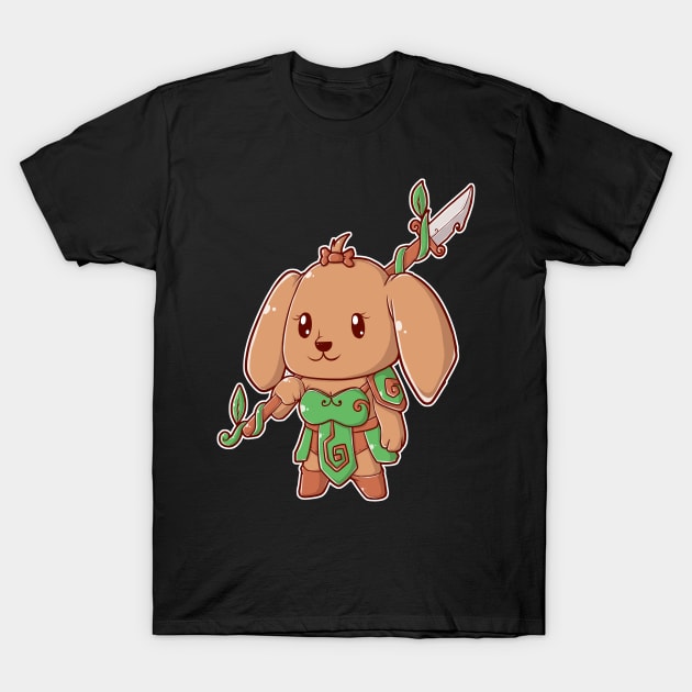 Druid Daschund T-Shirt by MimicGaming